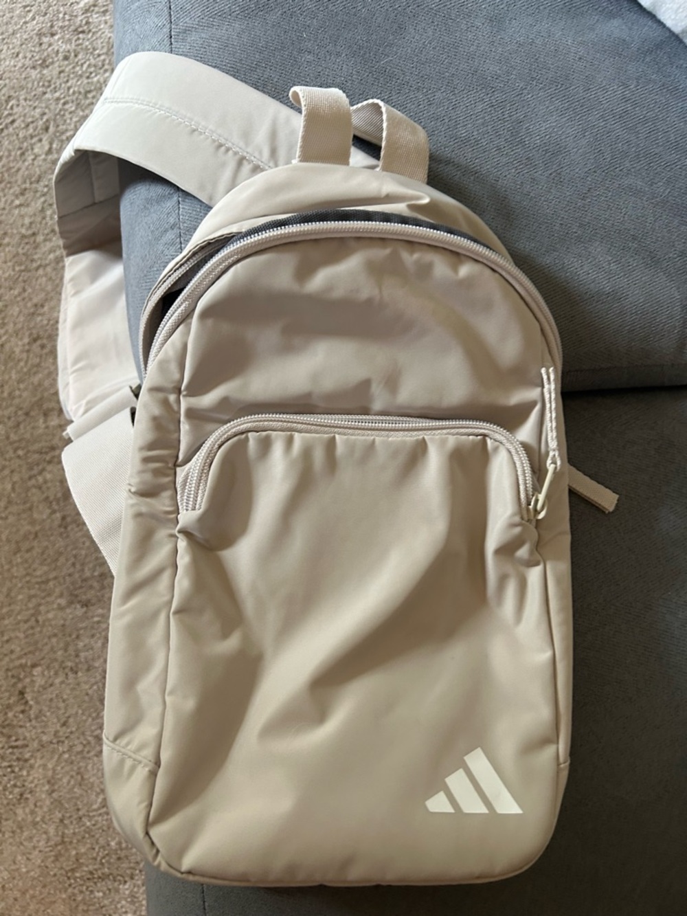 adidas Beige Crossbody Sling Bag
